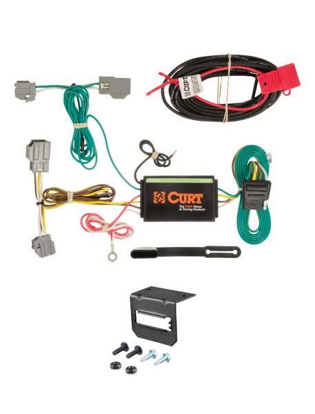 14-20 Chevrolet Impala CURT 4-flat Plug and Play Trailer Wiring - CURT