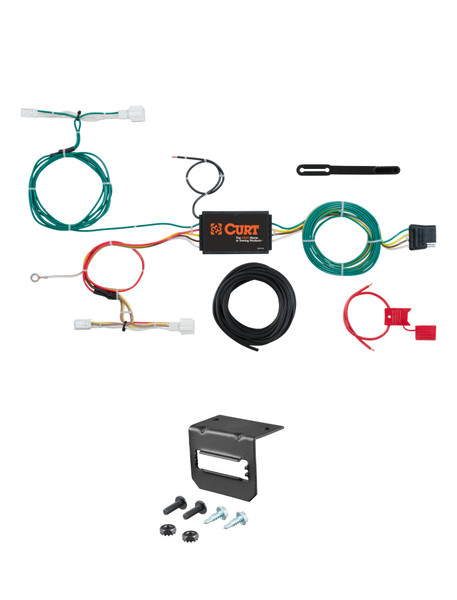 16-21 Mazda CX-3 CURT 4-flat Plug and Play Trailer Wiring - CURT