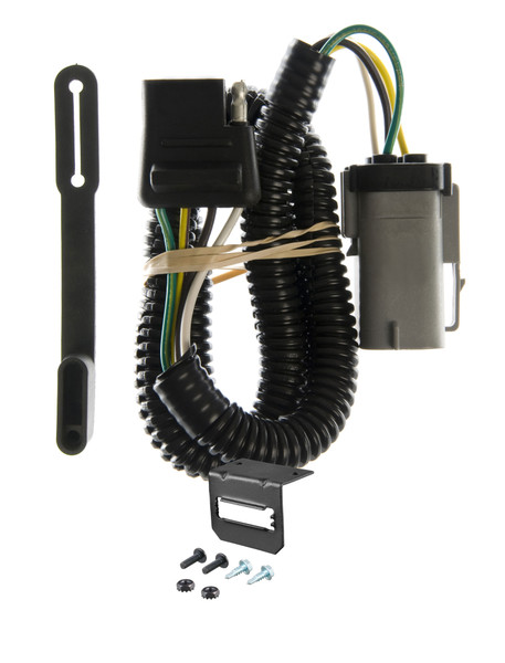 02-04 Ford F-350 Super Duty Excluding cab & chassis CURT 4-flat Plug and Play Trailer Wiring - CURT