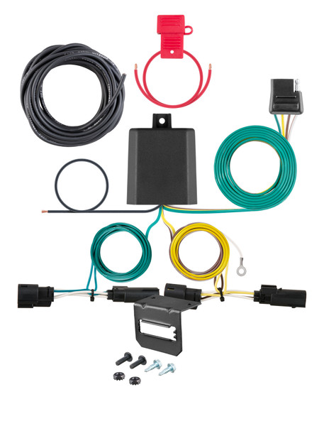 15-24 Ford Transit-350 CURT 4-flat Plug and Play Trailer Wiring - CURT