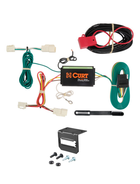 14-20 Mitsubishi Outlander CURT 4-flat Plug and Play Trailer Wiring - CURT