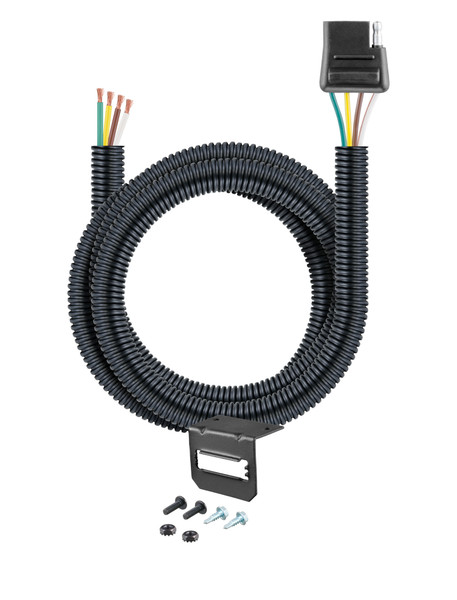 99-01 GMC Envoy CURT 4-flat Plug and Play Trailer Wiring - CURT