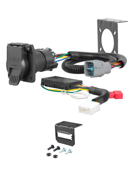 09-11 HONDA Pilot CURT 7-way Plug and Play Trailer Wiring - CURT