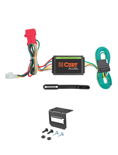 96-99 Subaru Legacy Wagon CURT 4-flat Plug and Play Trailer Wiring - CURT