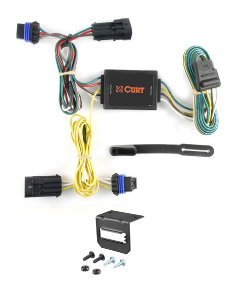 03-07 Saturn Ion Red Line CURT 4-flat Plug and Play Trailer Wiring - CURT