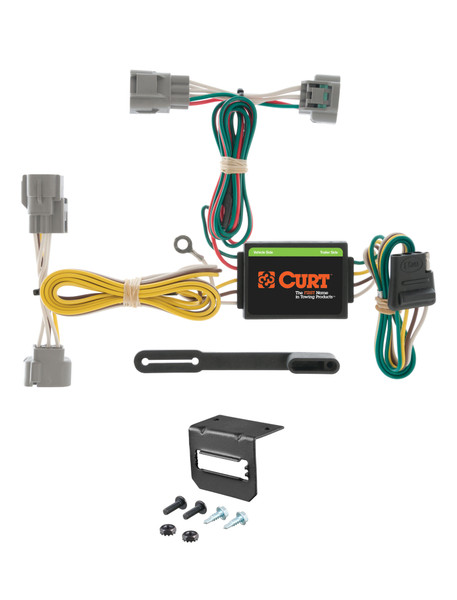 05-15 Toyota Tacoma CURT 4-flat Plug and Play Trailer Wiring - CURT