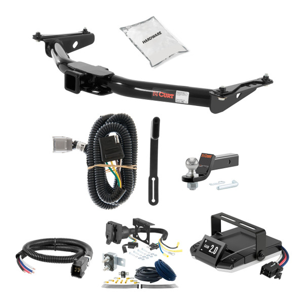 96-02 Toyota 4Runner 2 CURT Trailer Hitch + Assure Proportional Brake Controller Kit HBCW2350 - CURT