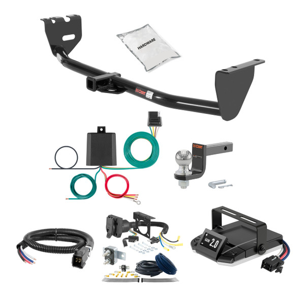 09-16 Volvo XC70  2 CURT Trailer Hitch + Assure Proportional Brake Controller Kit HBCW2561 - CURT