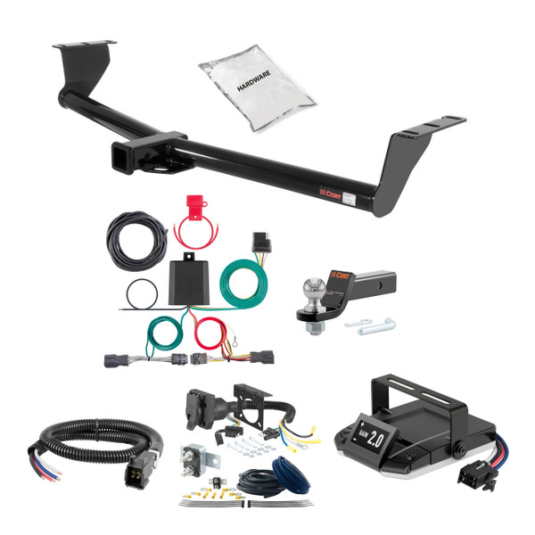 11-12 KIA Sedona 2 CURT Trailer Hitch + Assure Proportional Brake Controller Kit HBCW1616 - CURT