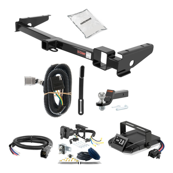 96-97 Lexus LX450 2 CURT Trailer Hitch + Assure Proportional Brake Controller Kit HBCW1682 - CURT
