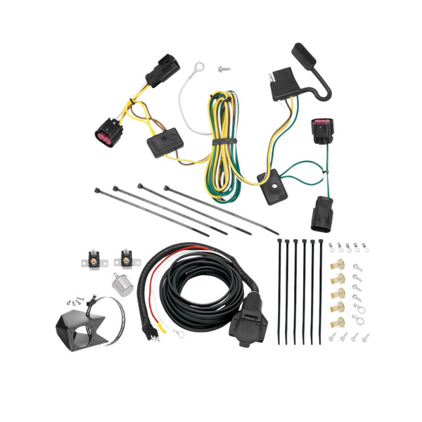 2008-2012 Chevrolet Malibu Except LTZ Tekonsha Custom 7-Way + Brake Controller Install Kit - Tekonsha