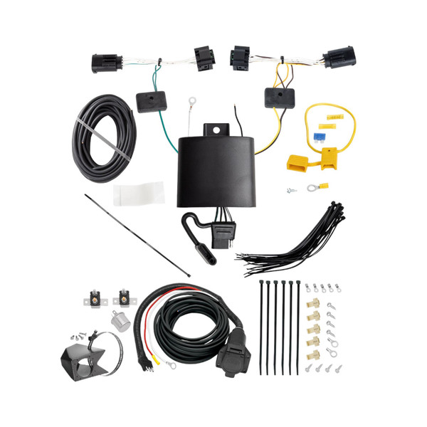 2018-2024 Alfa Romeo Stelvio  Tekonsha Custom 7-Way + Brake Controller Install Kit - Tekonsha