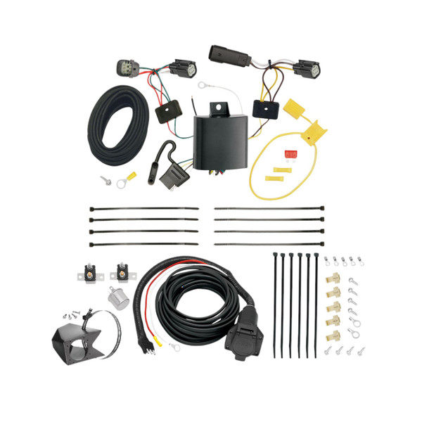 2015-2018 Ford Focus Hatchback, Except RS Tekonsha Custom 7-Way + Brake Controller Install Kit - Tekonsha
