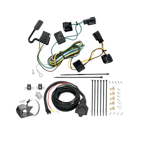 1998-2006 Jeep Wrangler  Tekonsha Custom 7-Way + Brake Controller Install Kit - Tekonsha
