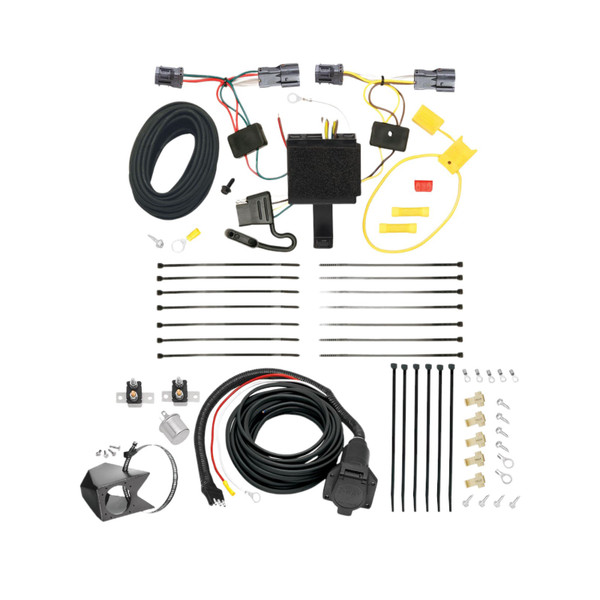 2011-2013 KIA Sorento EX, w/V6 Engine, Except w/Factory Tow Package Tekonsha Custom 7-Way + Brake Controller Install Kit - Tekonsha