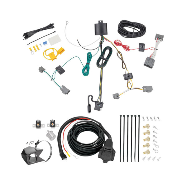 2008-2016 Volvo XC70  Tekonsha Custom 7-Way + Brake Controller Install Kit - Tekonsha