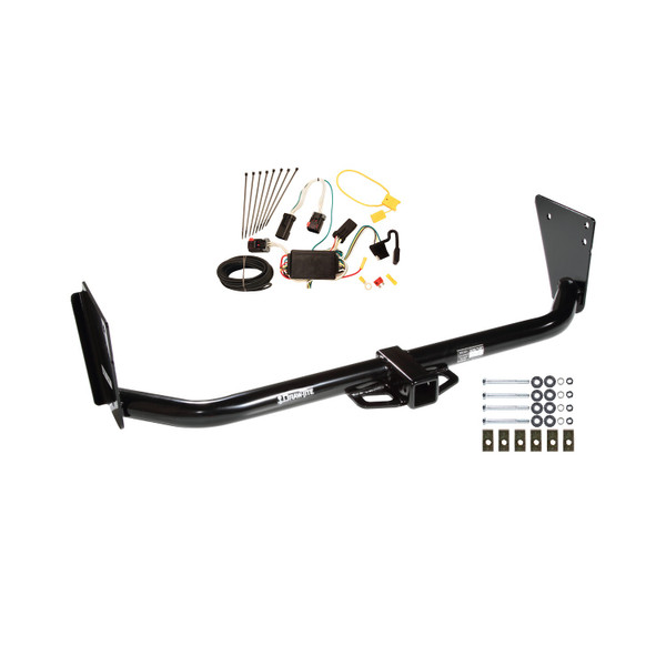 2004-2006 Dodge Durango Draw-tite Class 4 Trailer Hitch, 2 Inch Square Receiver Bundle w/ Plug-n-Play T-One Wiring Harness 75292 - Draw-tite