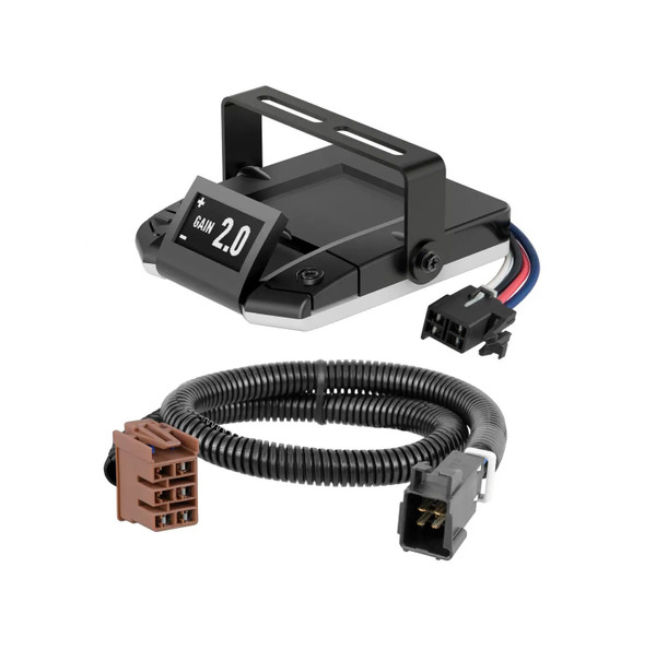 1999-2002 Chevrolet Silverado 1500 All CURT Assure Proportional 1-4 Axel Auto Leveling Motion-Sensing Trailer Brake Controller - CURT