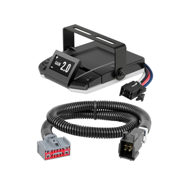 2020-2024 Chevrolet Silverado 2500 HD All CURT Assure Proportional 1-4 Axel Auto Leveling Motion-Sensing Trailer Brake Controller - CURT