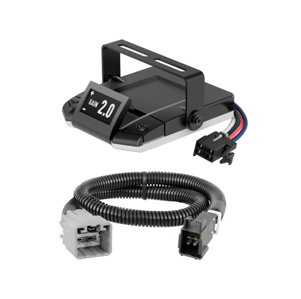 2005-2007 Ford F-250 Super Duty All CURT Assure Proportional 1-4 Axel Auto Leveling Motion-Sensing Trailer Brake Controller - CURT