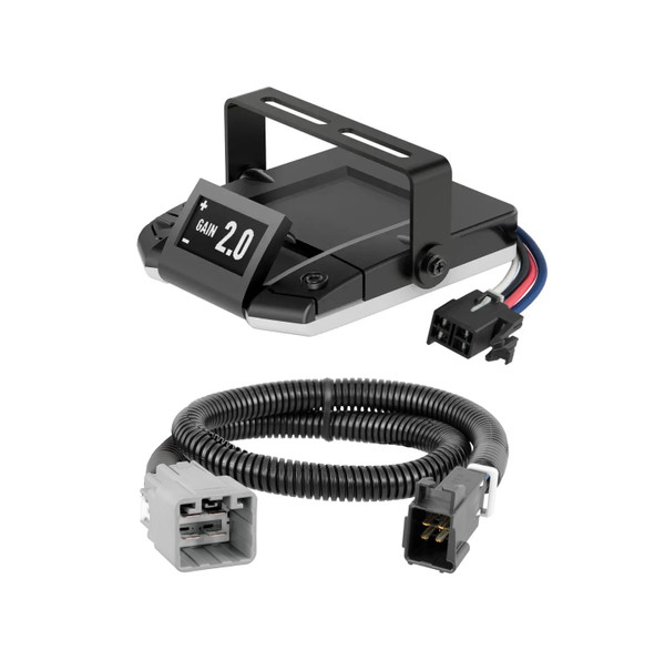 2020-2024 Jeep Gladiator All CURT Assure Proportional 1-4 Axel Auto Leveling Motion-Sensing Trailer Brake Controller - CURT