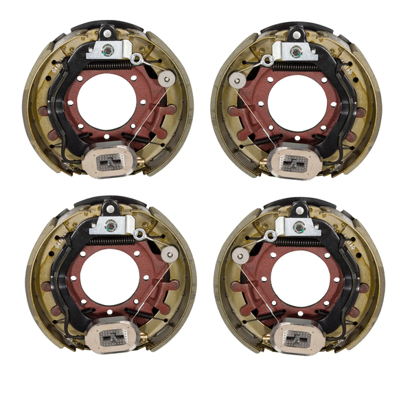 SET OF 2, 12.5" x 3.38" - 10,000 lbs Lippert Electric Trailer Brake Assembly Left+ Right - Lippert