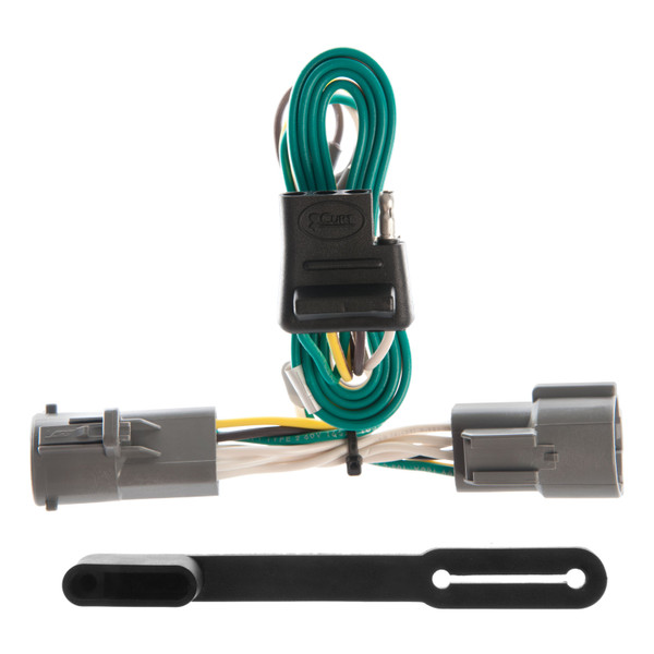 1987 - 1996 Ford F-350 Cab & chassis with 34" frame width (O.D.) Curt 2", Class 3 Trailer Tow Hitch + 4-flat Wiring Kit 13028