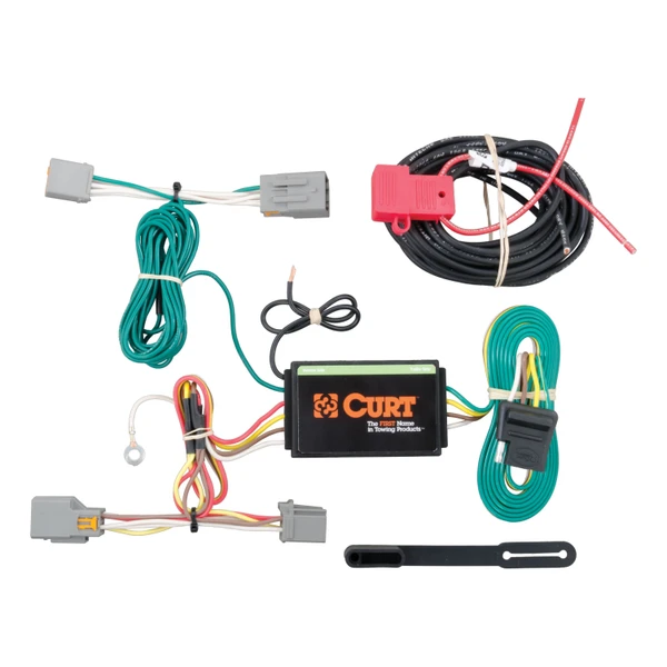 2014 - 2023 Ford Transit Connect Curt 2", Class 3 Trailer Tow Hitch + 4-flat Wiring Kit 13167