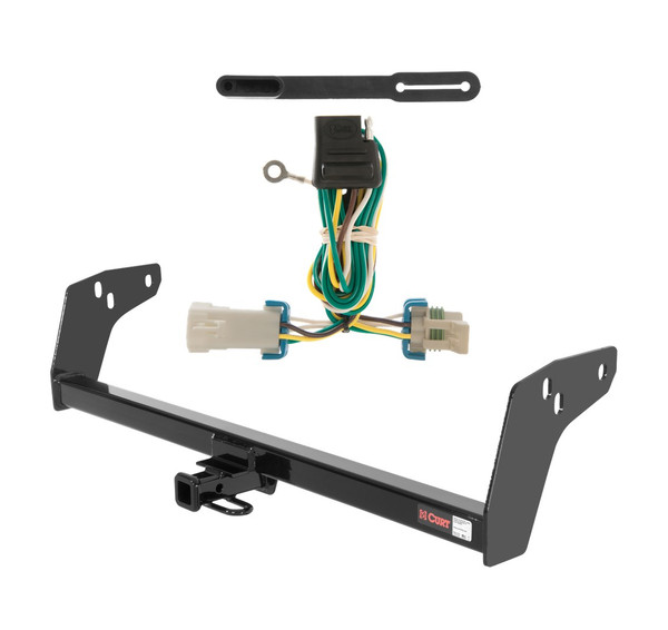 1998 - 2004 GMC Sonoma Curt 1-1/4", Class 2 Trailer Tow Hitch + 4-flat Wiring Kit 12011 - CURT