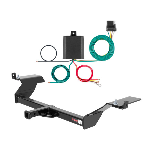2000 - 2005 Buick LeSabre Sedan Curt 1-1/4", Class 2 Trailer Tow Hitch + 4-flat Wiring Kit 12044 - CURT
