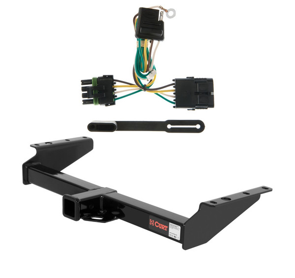 1999 - 2000 Cadillac Escalade Curt 2", Class 3 Trailer Tow Hitch + 4-flat Wiring Kit 13029 - CURT