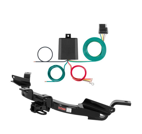 1997 - 2005 Buick Park Avenue Curt 1-1/4", Class 2 Trailer Tow Hitch + 4-flat Wiring Kit 12157 - CURT