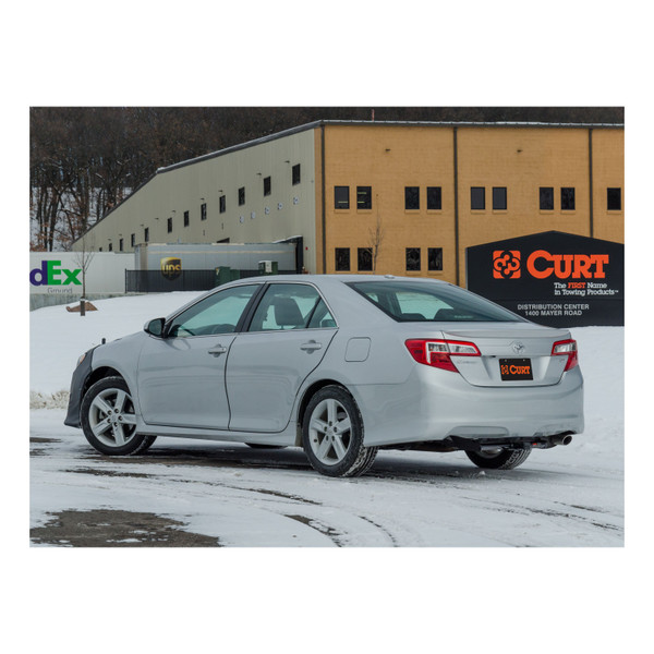 2012 - 2017 Toyota Camry Curt 1-1/4", Class 2 Trailer Tow Hitch + 4-flat Wiring Kit 12107