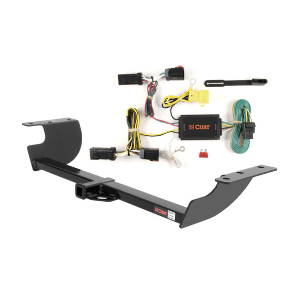 05 - 10 Chrysler 300C Curt 1-1/4", Class 2 Trailer Tow Hitch + 4-flat Wiring Kit 12240 - CURT