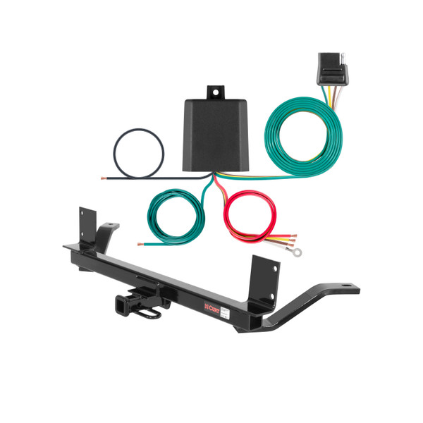 99 - 01 Chrysler LHS Curt 1-1/4", Class 2 Trailer Tow Hitch + 4-flat Wiring Kit 12035 - CURT