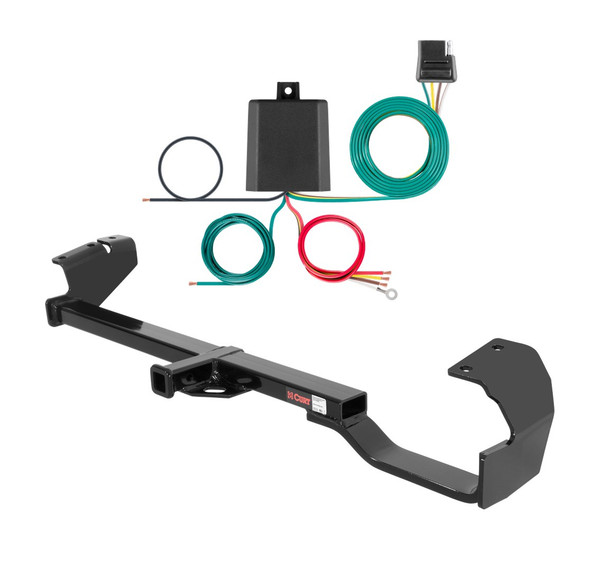 2004 - 2008 Toyota Solara Curt 1-1/4", Class 2 Trailer Tow Hitch + 4-flat Wiring Kit 12110 - CURT