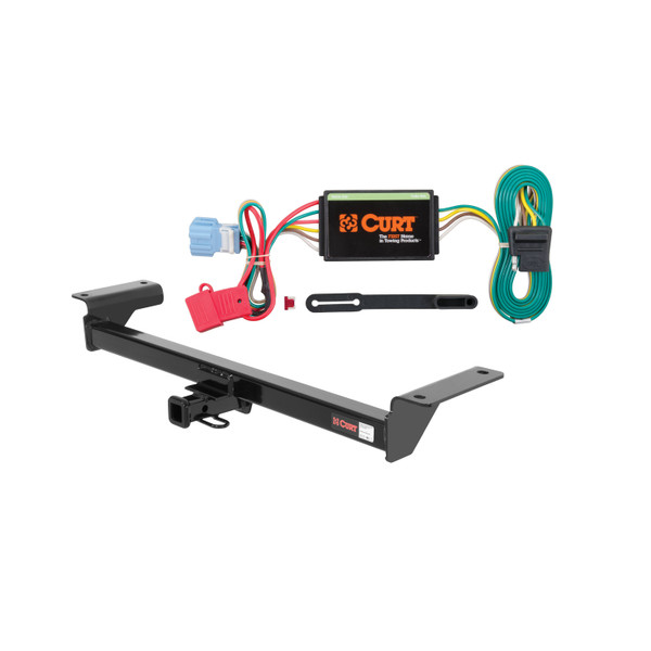 07 - 09 Acura RDX  Curt 1-1/4", Class 2 Trailer Tow Hitch + 4-flat Wiring Kit 12004 - CURT