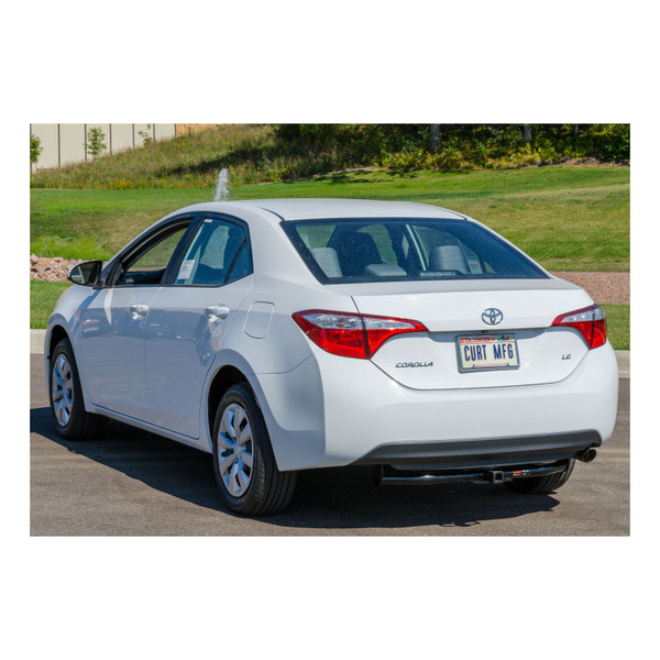 2003 - 2013 Toyota Corolla Sedan Curt 1-1/4", Class 1 Trailer Tow Hitch + 4-flat Wiring Kit 11265