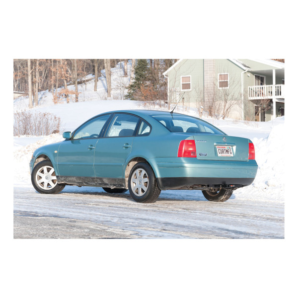 1998 - 2005 Volkswagen Passat Wagon, excluding 4MOTION Curt 1-1/4", Class 1 Trailer Tow Hitch + 4-flat Wiring Kit 11054