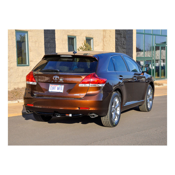 2009 - 2016 Toyota Venza Curt 2", Class 3 Trailer Tow Hitch + 4-flat Wiring Kit 13356