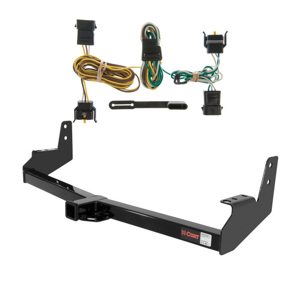 1997 - 2002 Ford Expedition Curt 2", Class 3 Trailer Tow Hitch + 4-flat Wiring Kit 13049 - CURT