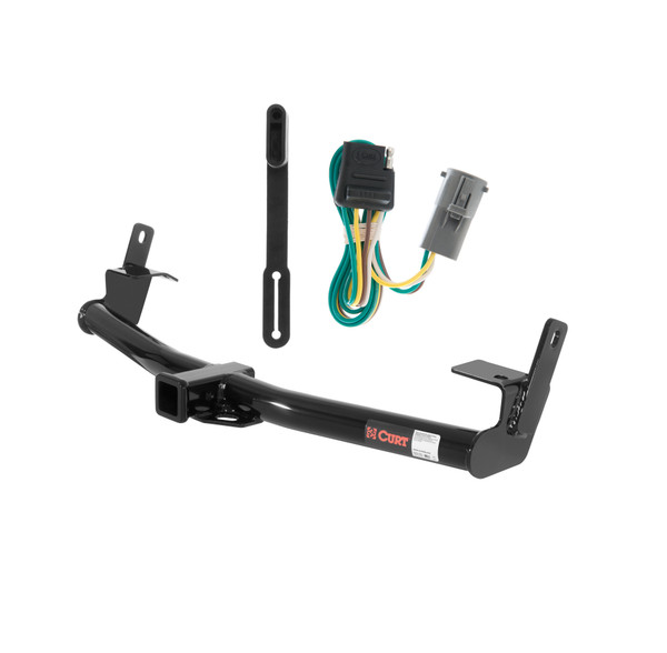 95 - 01 Ford Explorer Curt 2", Class 3 Trailer Tow Hitch + 4-flat Wiring Kit 13540 - CURT