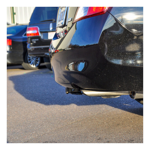2014 - 2019 Nissan Versa Sedan Curt 1-1/4", Class 1 Trailer Tow Hitch + 4-flat Wiring Kit 11256