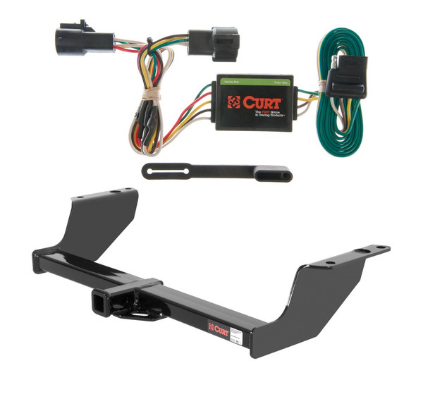 2001 - 2009 Mazda B2300 Curt 1-1/4", Class 2 Trailer Tow Hitch + 4-flat Wiring Kit 12012 - CURT
