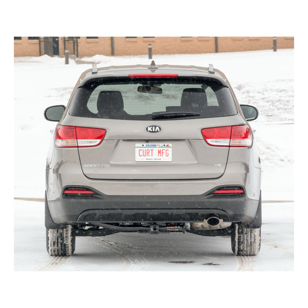 2016 - 2020 Kia Sorento Curt 2", Class 3 Trailer Tow Hitch + 4-flat Wiring Kit 13195