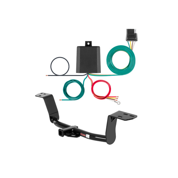 2006 Lexus GS300  Curt 1-1/4", Class 1 Trailer Tow Hitch + 4-flat Wiring Kit 11372 - CURT