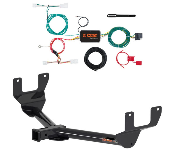 2015 - 2021 Lexus NX300h Curt 2", Class 3 Trailer Tow Hitch + 4-flat Wiring Kit 13337 - CURT