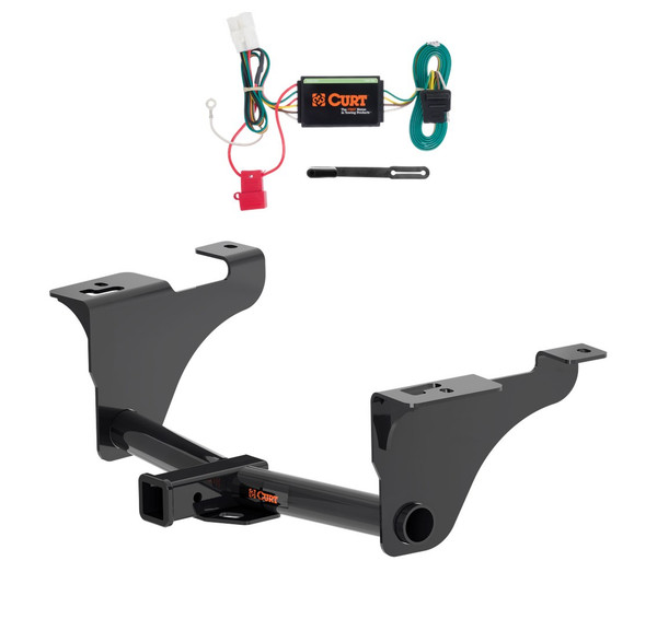 2020 - 2026 Subaru Outback Wagon Curt 2", Class 3 Trailer Tow Hitch + 4-flat Wiring Kit 13570 - CURT