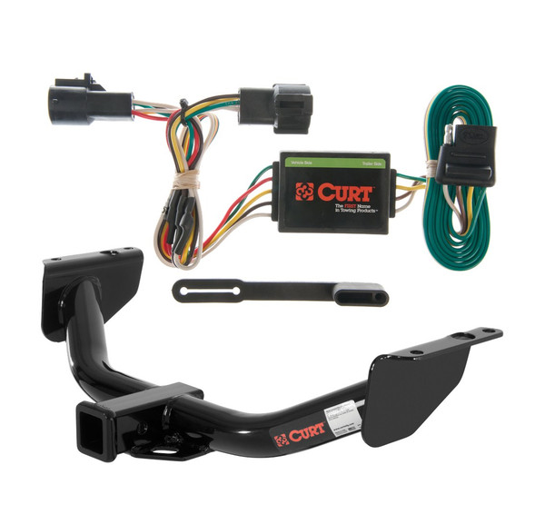 1994 - 2009 Mazda B4000 2000 - 2005 models are no drill Curt 2", Class 3 Trailer Tow Hitch + 4-flat Wiring Kit 13138 - CURT