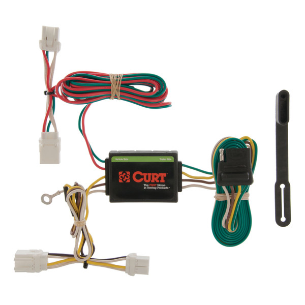 1996 - 2004 Nissan Pathfinder Curt 2", Class 3 Trailer Tow Hitch + 4-flat Wiring Kit 13088